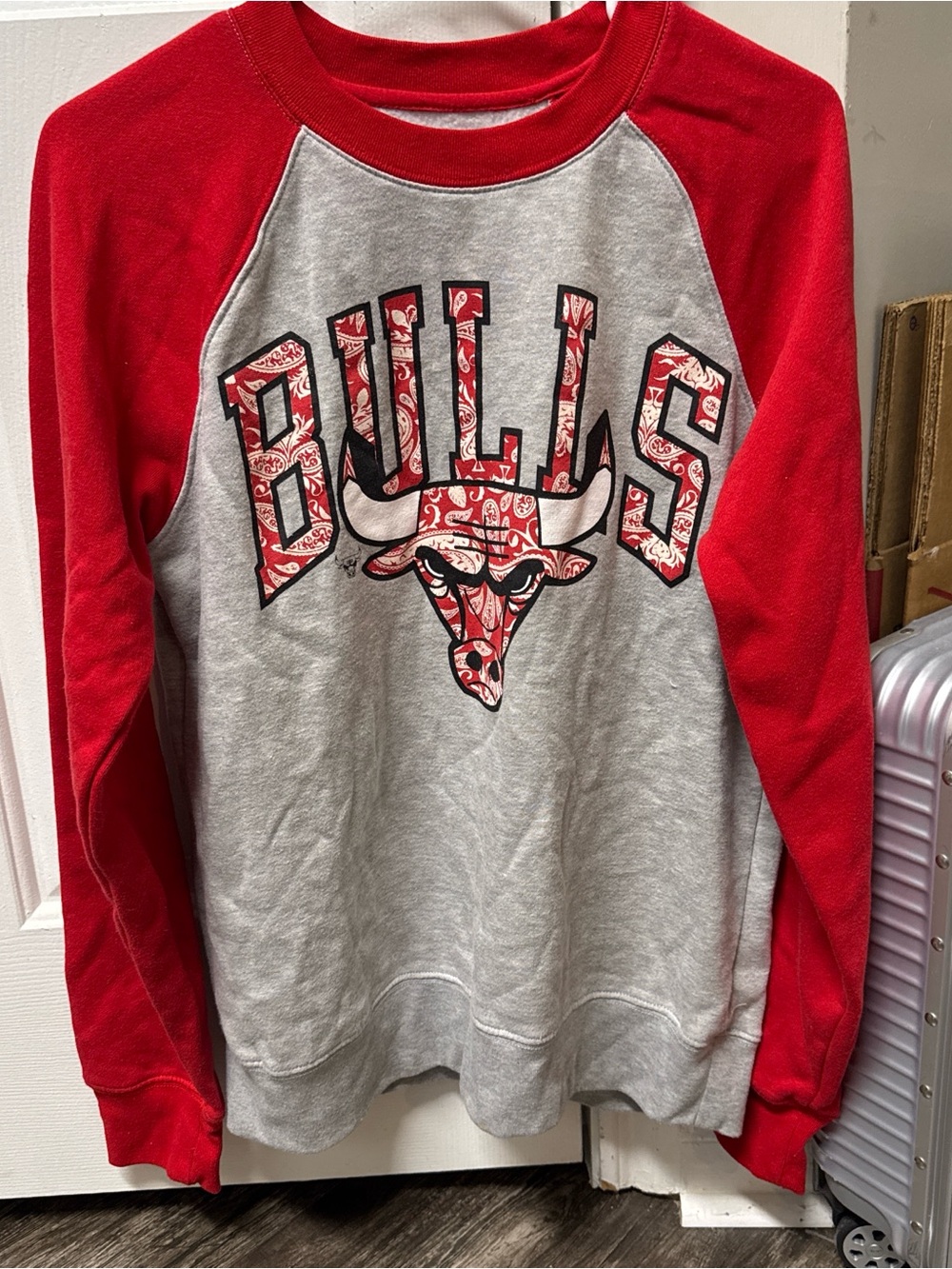 NBA Crewneck Pullover - Red & White